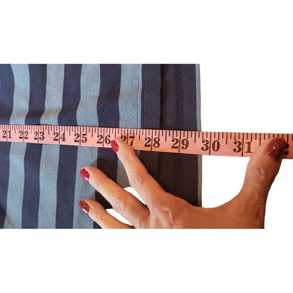 Izod Advantage Performance Sport Stretch 2XL Polo Shirt Mens Blue Stripe Golf - Picture 10 of 10